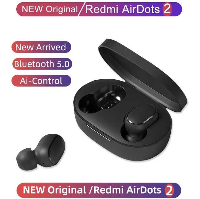 XIAOMI Redmi AirDots2 black słuchawki Bluetooth sportowe bezprzewodowe