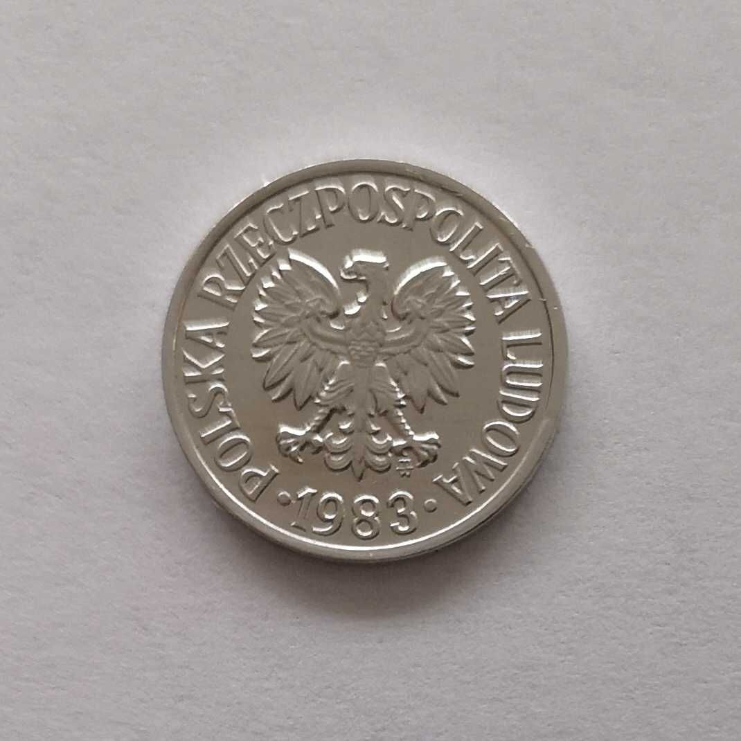 Moneta PRL 10 groszy 1983r.Al.Stan monety widoczny na zdjęciach.