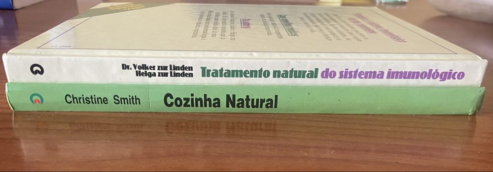 Lote de 2 livros de saúde natural