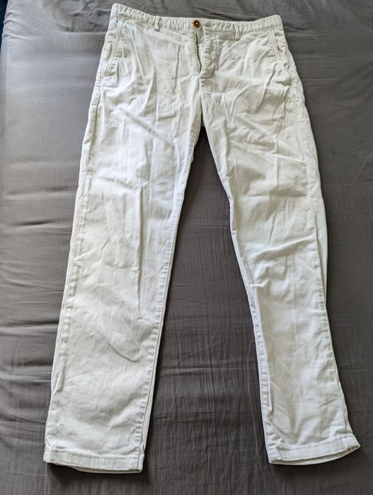 Spodnie Massimo dutti rozmiar 32 jasny beż