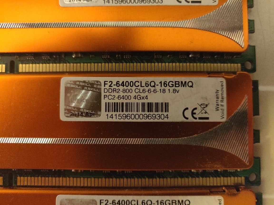 Pamięć RAM DDR2 4x4GB 800 MHz CL6 GSKILL