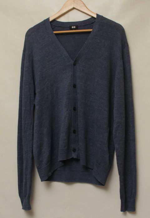 Uniqlo рр L кардиган из льна