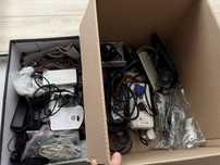 Elektronika, kable, części elektroniczne, słuchawki całość