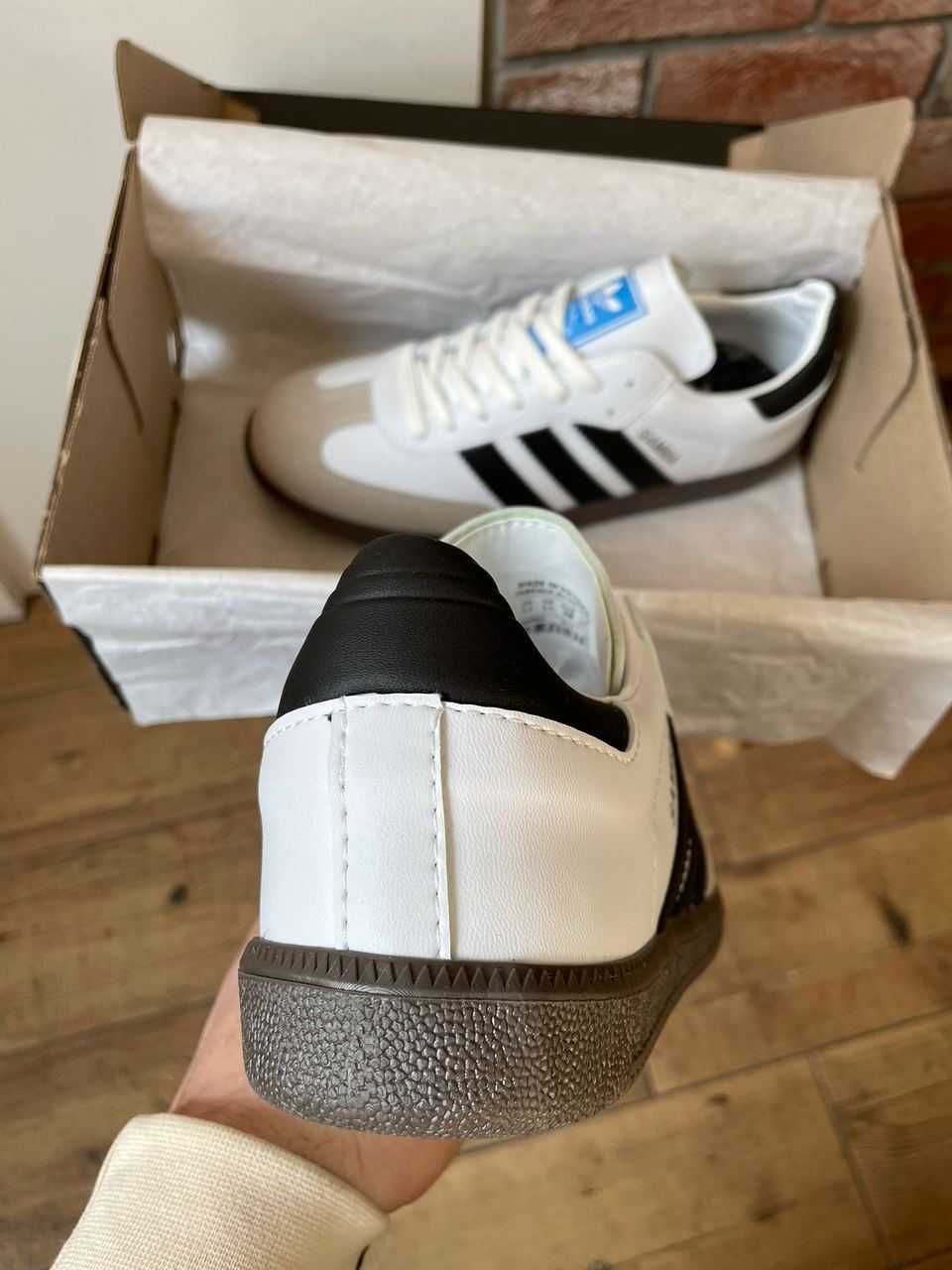 Жіночі Adidas Samba White Black БЕЗ передоплати!  Розміри 36-40р.