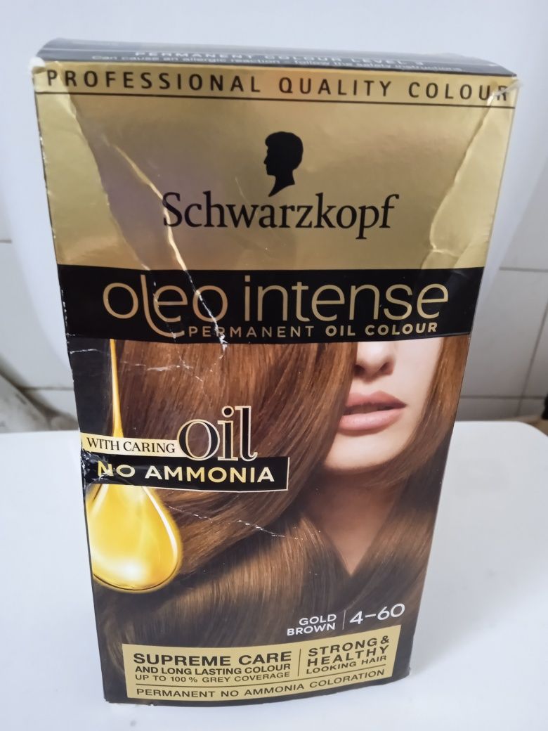 Farba do włosów Schwarzkopf Oleo intense kolor gold Brown