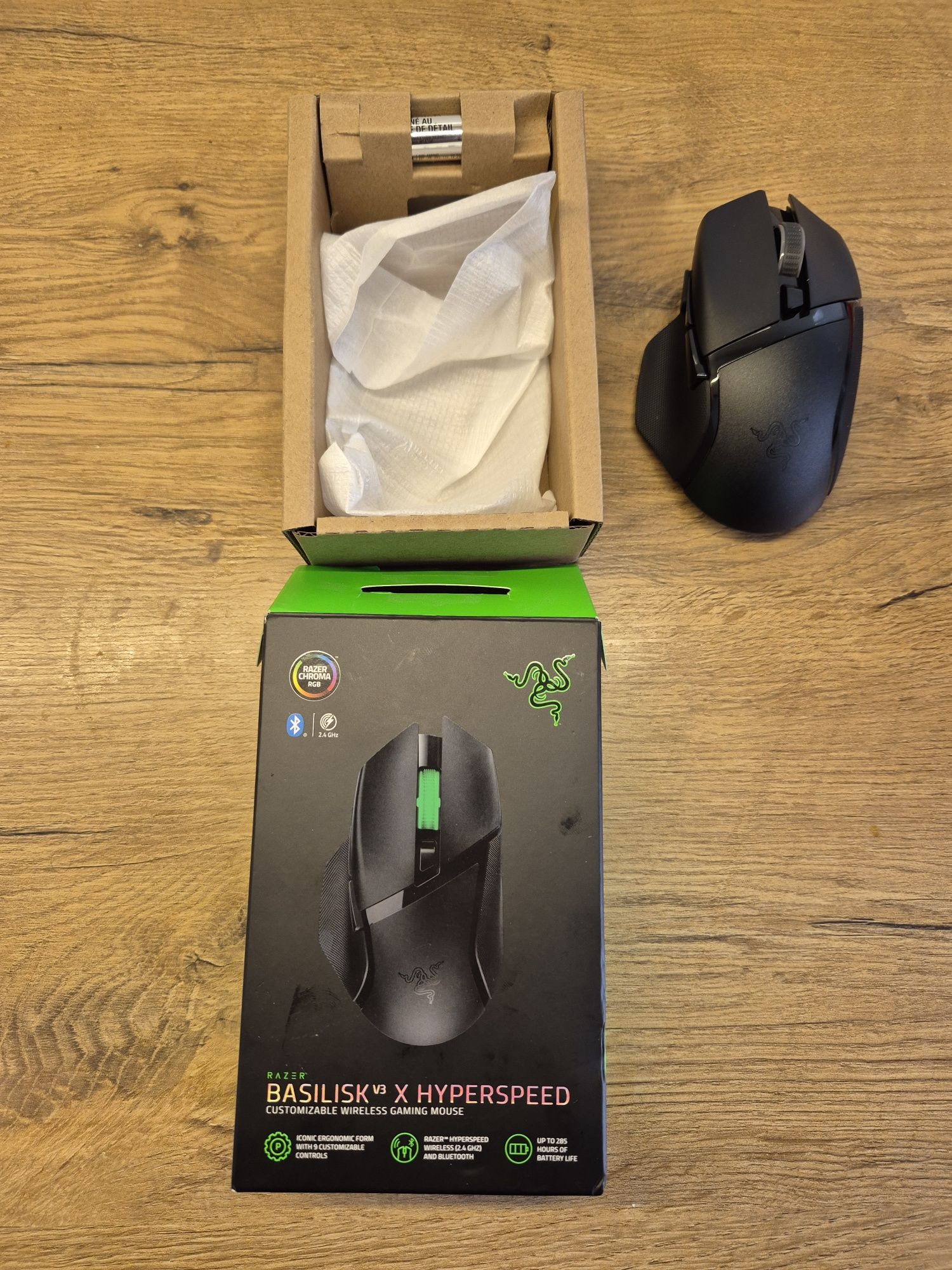 Nowa Mysz Razer Basilisk V3 X Hyperspeed Bluetooth/Wireless