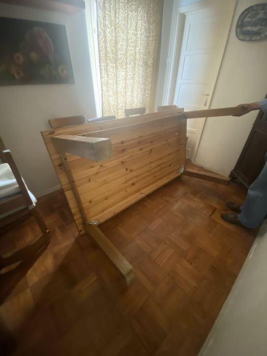 Mesa e Cadeiras Sala Jantar IKEA - Madeira