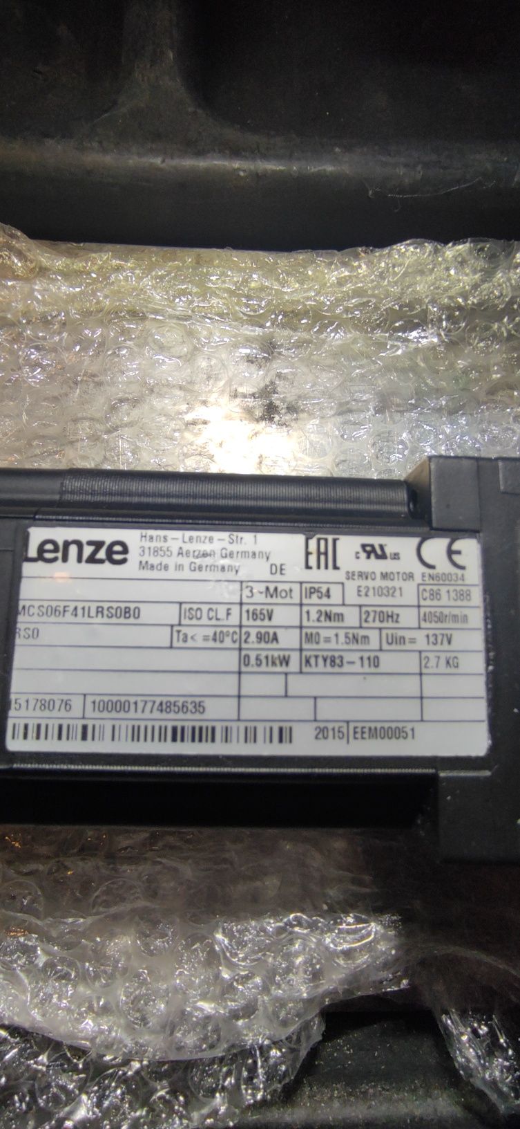 Servomotor Lenze