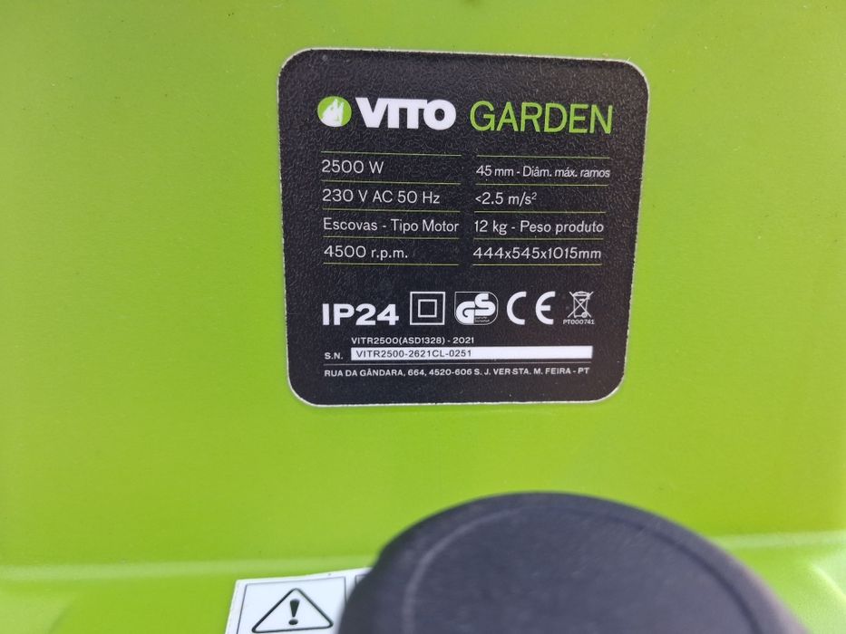 Triturador de ramos Vito 2500W