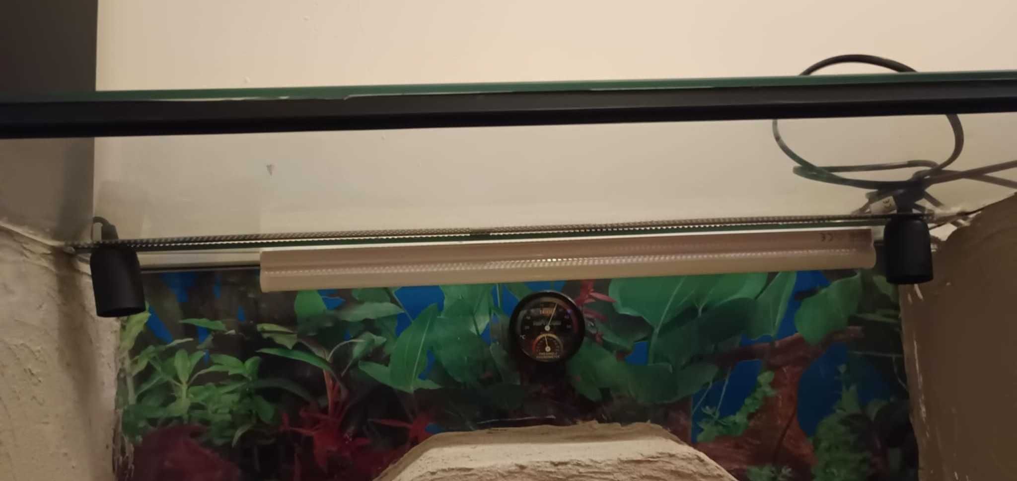 Terrarium szklane/akwarium 80x40x40