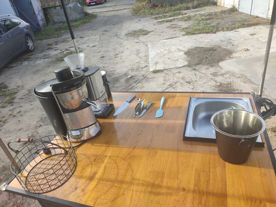 Rower gastronomiczny, całe wyposażenie