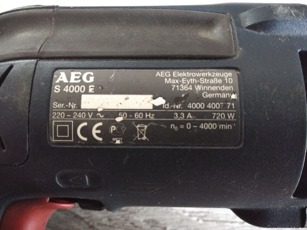 AEG S 4000 E (wiertarka do GK)