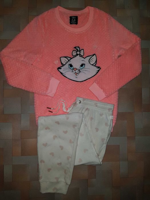 Мега теплый пушистый комплект Мари, пижама, плюш Disney XS-S р-р