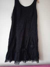 Sukienka czarna firmowa bawełna