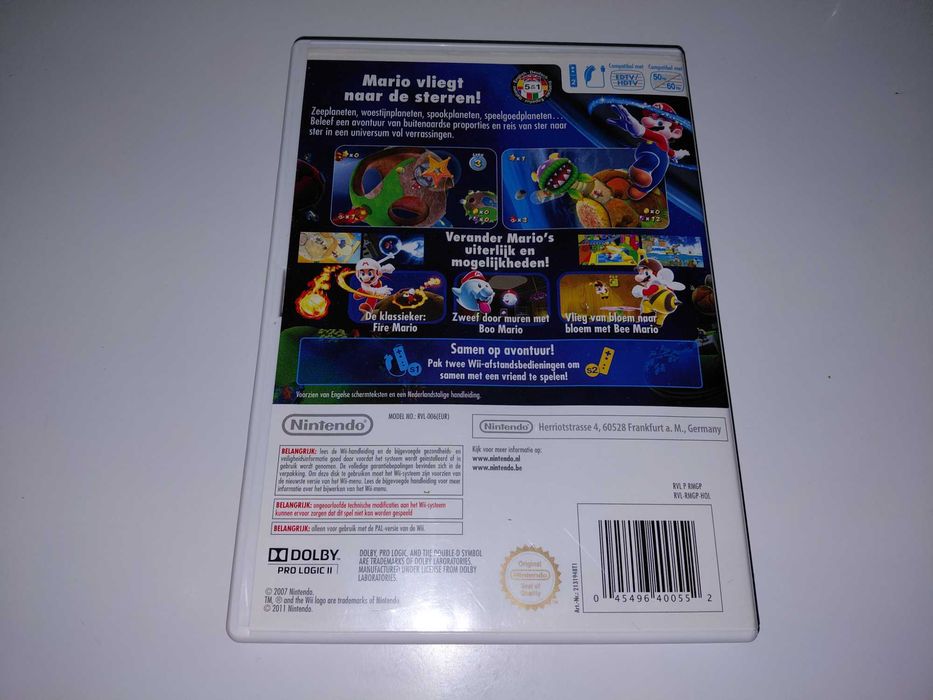 nintendo wii SUPER MARIO GALAXY platformówka hit v1