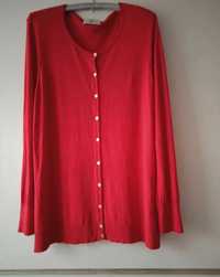 Kardigan sweter czerwony 44 46 C&A