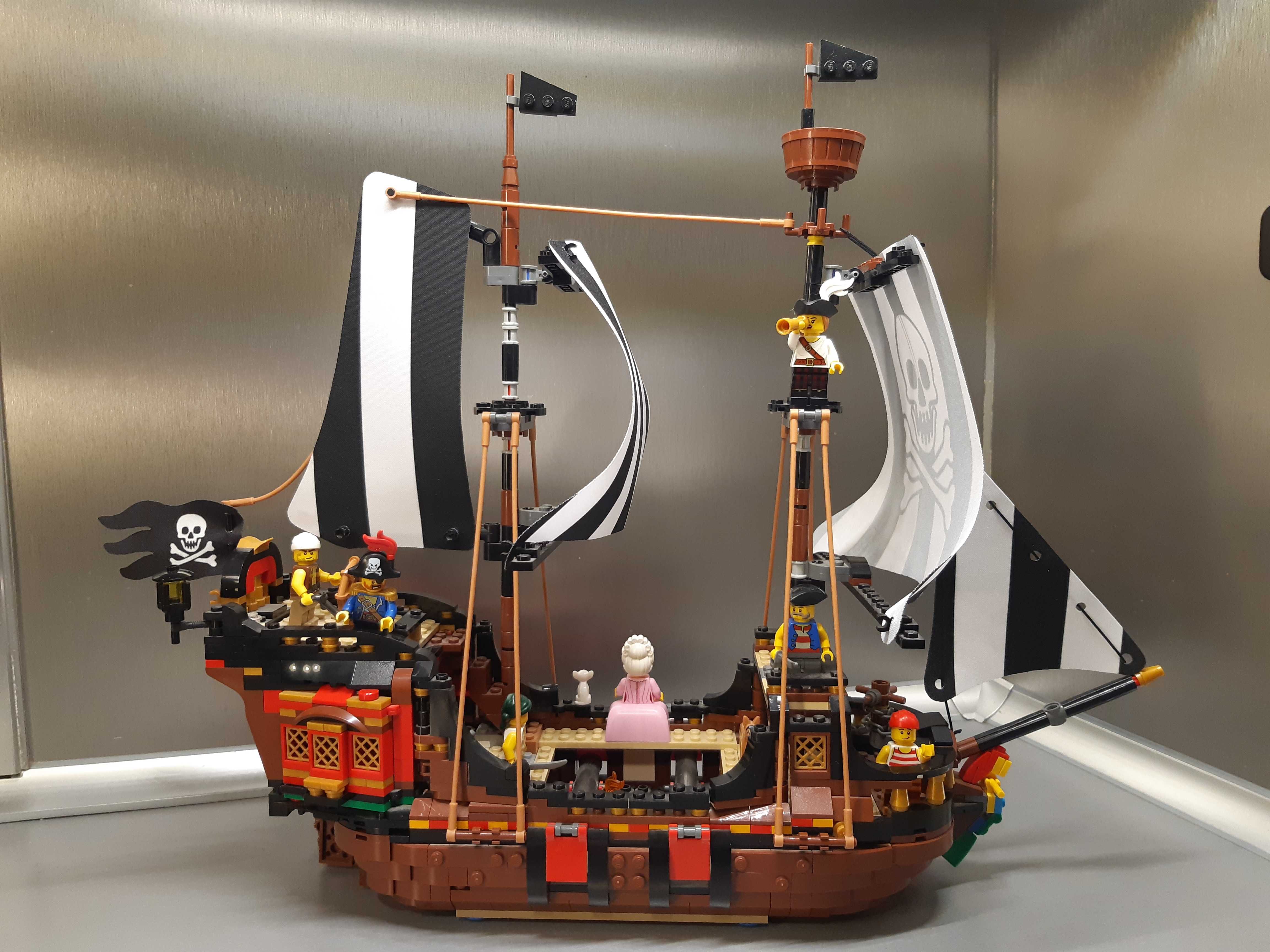 NOWE drukowane żagle jak 6286 Schooner do LEGO 31109 Pirates custom