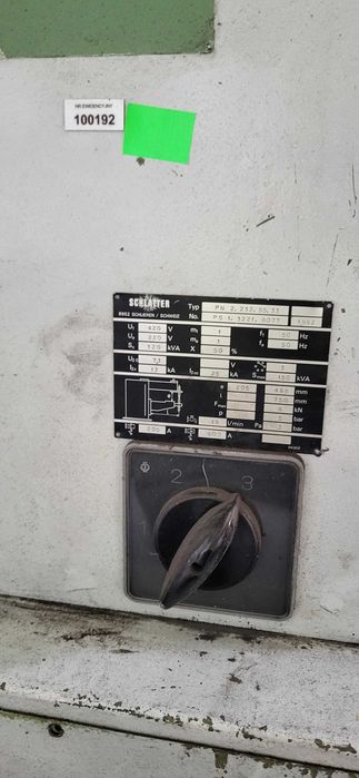 zgrzewarka Schlieren typ PN 2.232.55.33