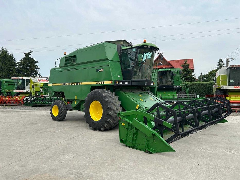 John Deere 2066 kombajn zbożowy poziomowanie, klima, gotowy na żniwa