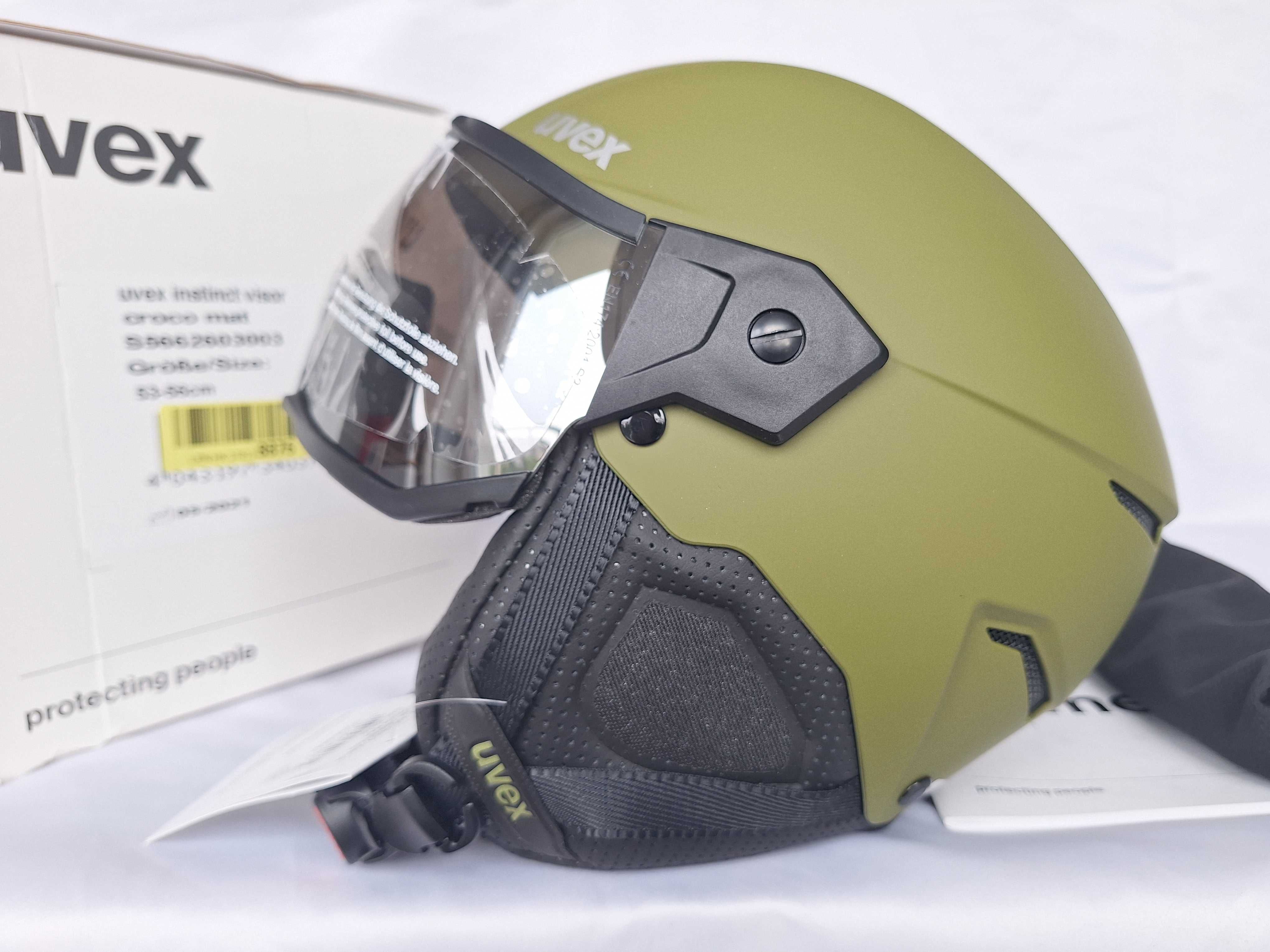 Kask narciarski Uvex Instinct Visor Croco Mat S 53-56cm