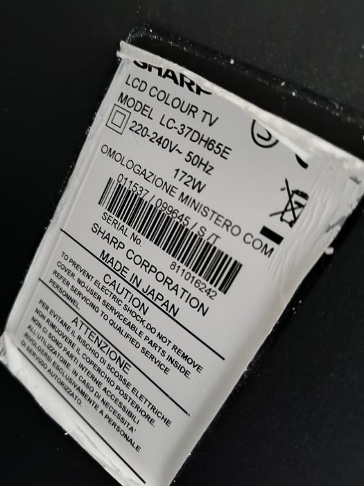 Oddam zepsuty telewizor Sharp Aquos