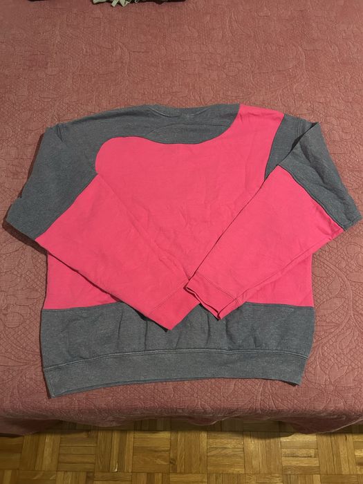 Sweatshirt Nike Rework (Rosa e Cinza)