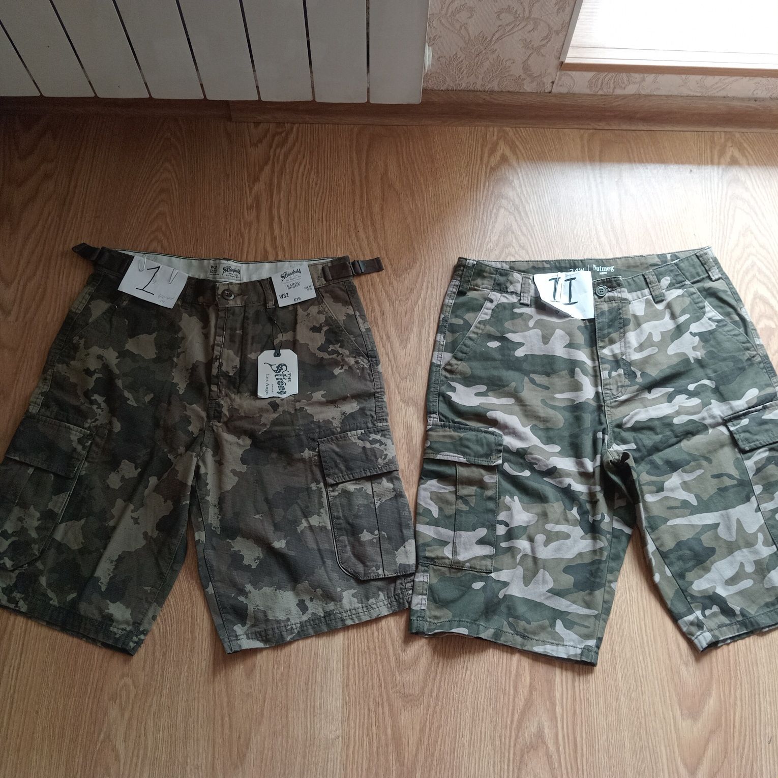 Шорти тактичні, карго кольору хакі