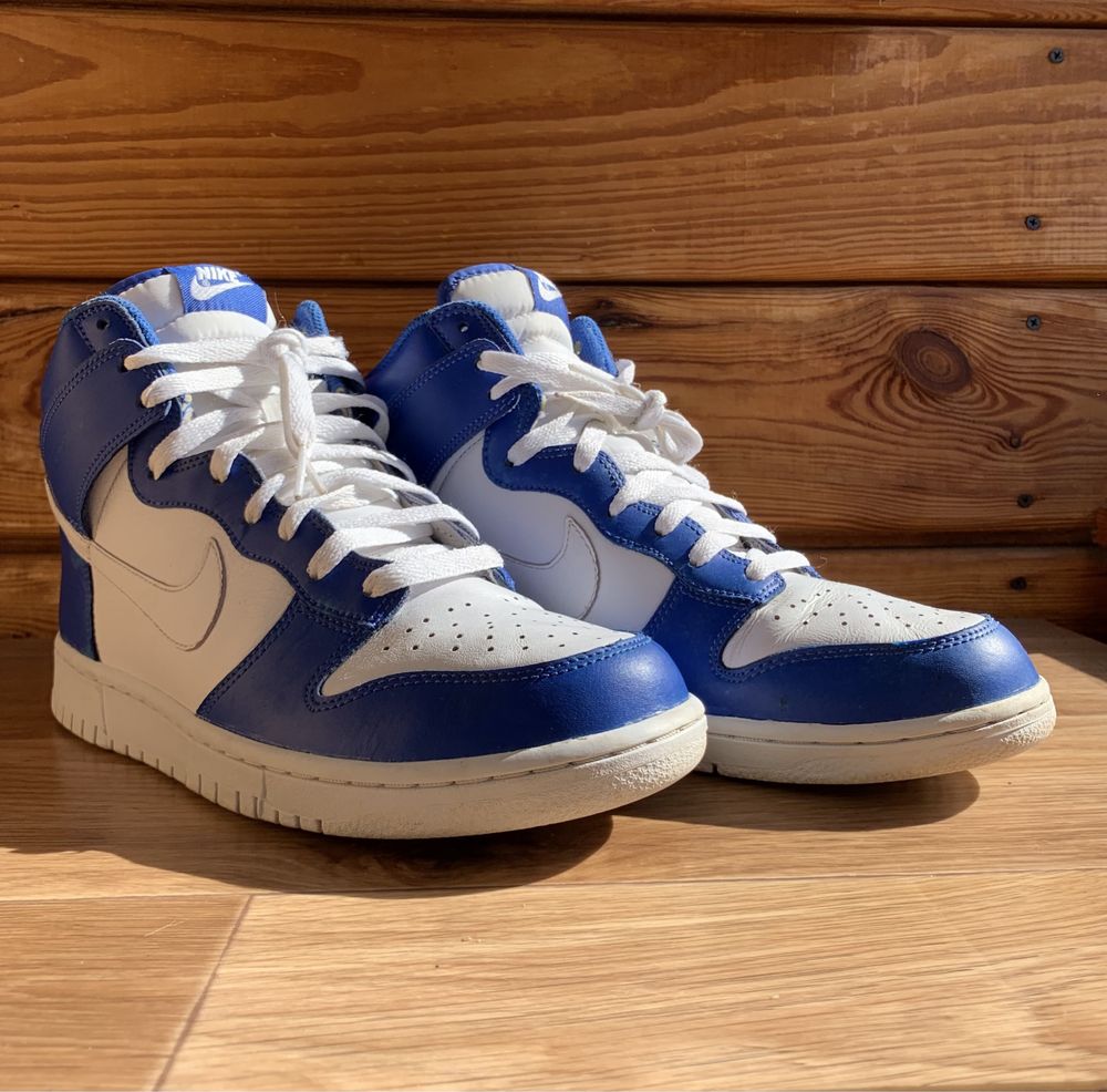 Nike Dunk High blue & white