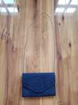 Milisente Damska torebka kopertówka Milisente granatowa clutch