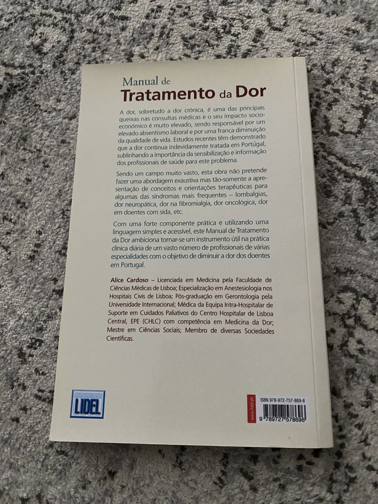 Manual de tratamento da dor