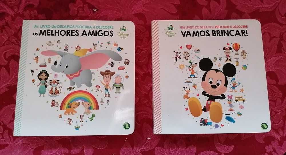 Livros Disney baby - os melhores amigos + vamos brincar