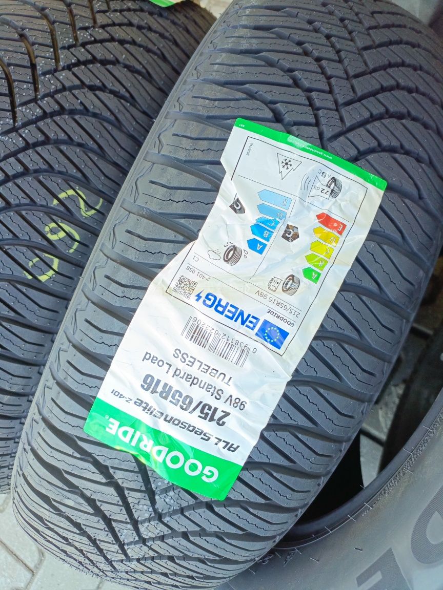 Nowe opony całoroczne wielosezonowe 215/65/16 Goodride 2024r