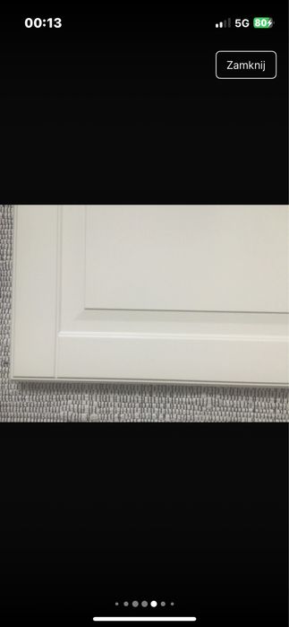 Para drzwi szafek kuchennych front bodbyn kremowy ikea metod