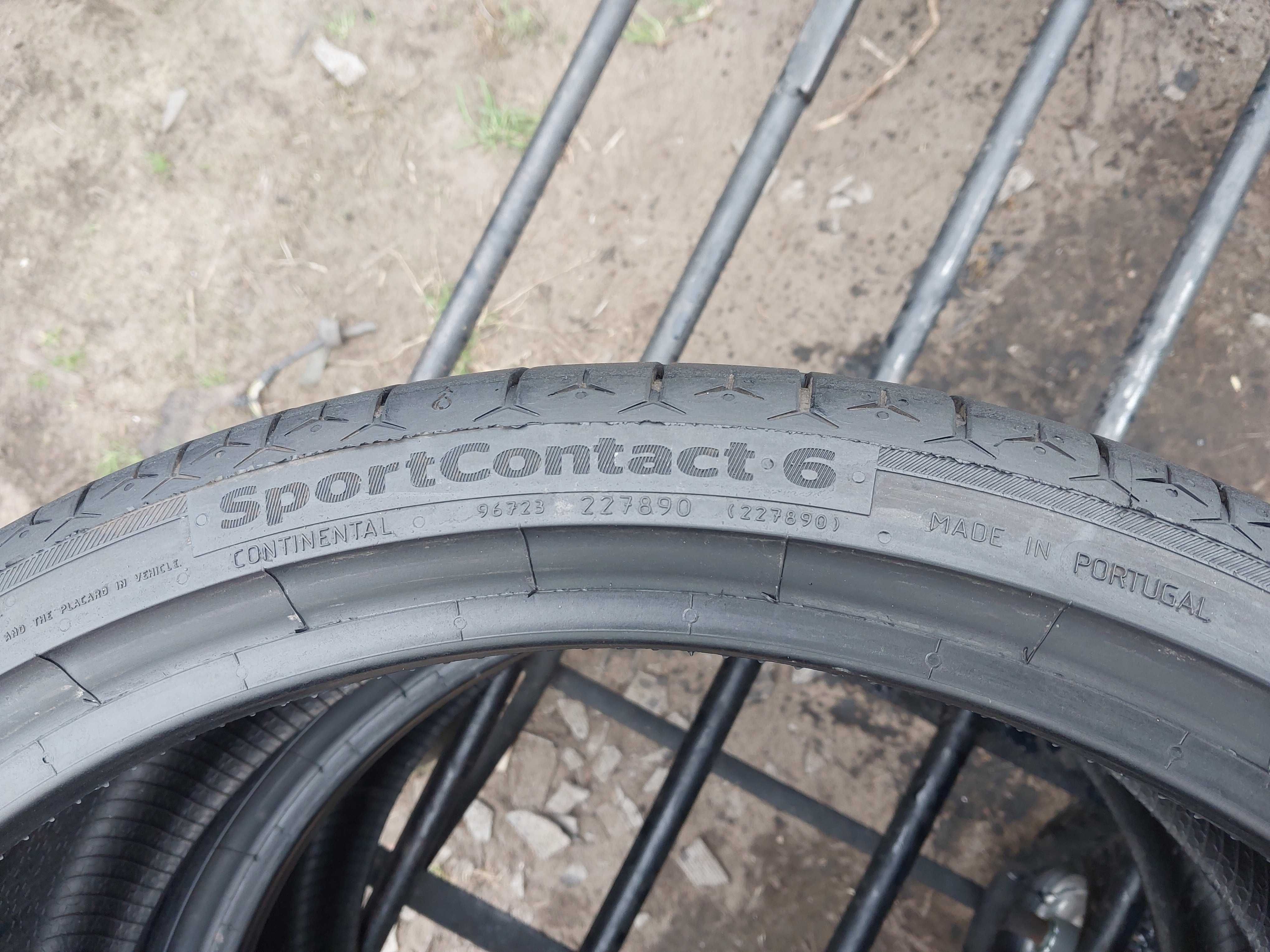 Opony letnie 245.30.20 Continental w bardzo dobrym stanie
