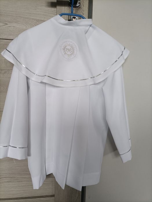 Strój komunijny dla chłopca-alba, spodnie i koszula