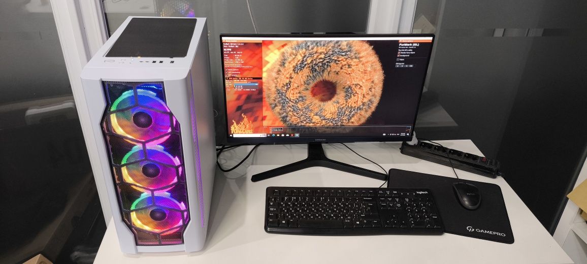 Системний блок, I7 7700k, RX580, 16 gb DDR3, NVME 512 gb, Xeon 2689