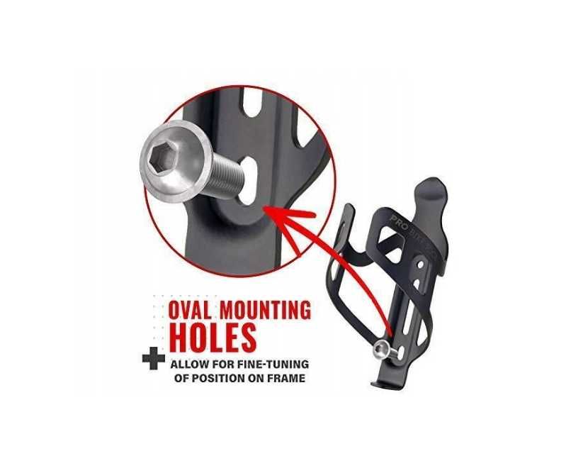 Uchwyt Koszyk na bidon PRO BIKE Tool BCBG-01 czarny połysk