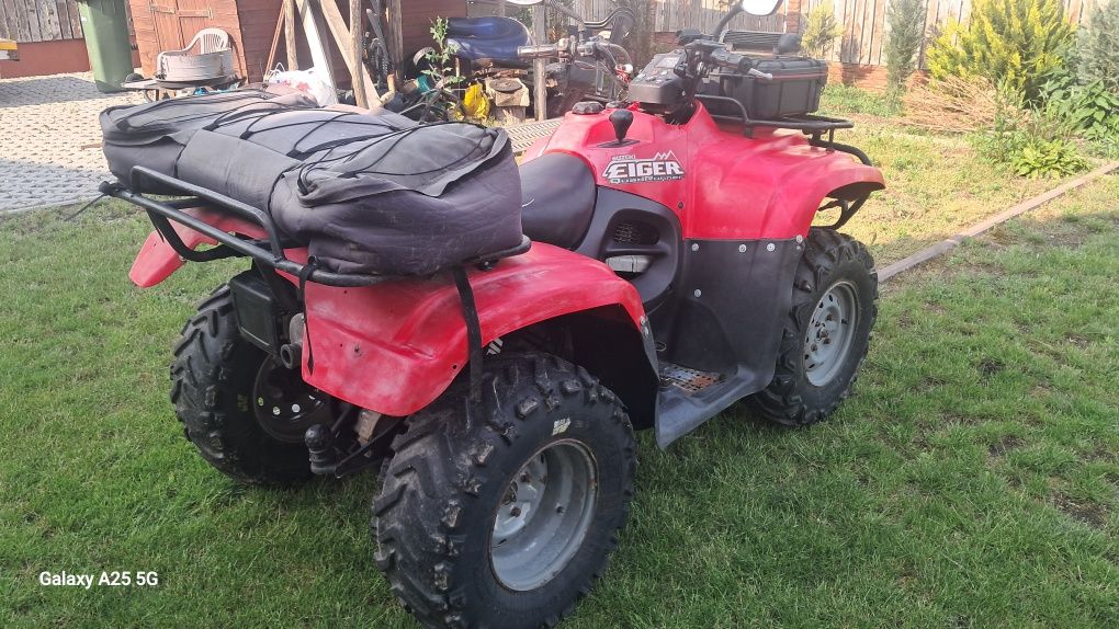 Suzuki Eiger 400 4x4 wyciagarka zadbany 2004 rok! Z tabliczki