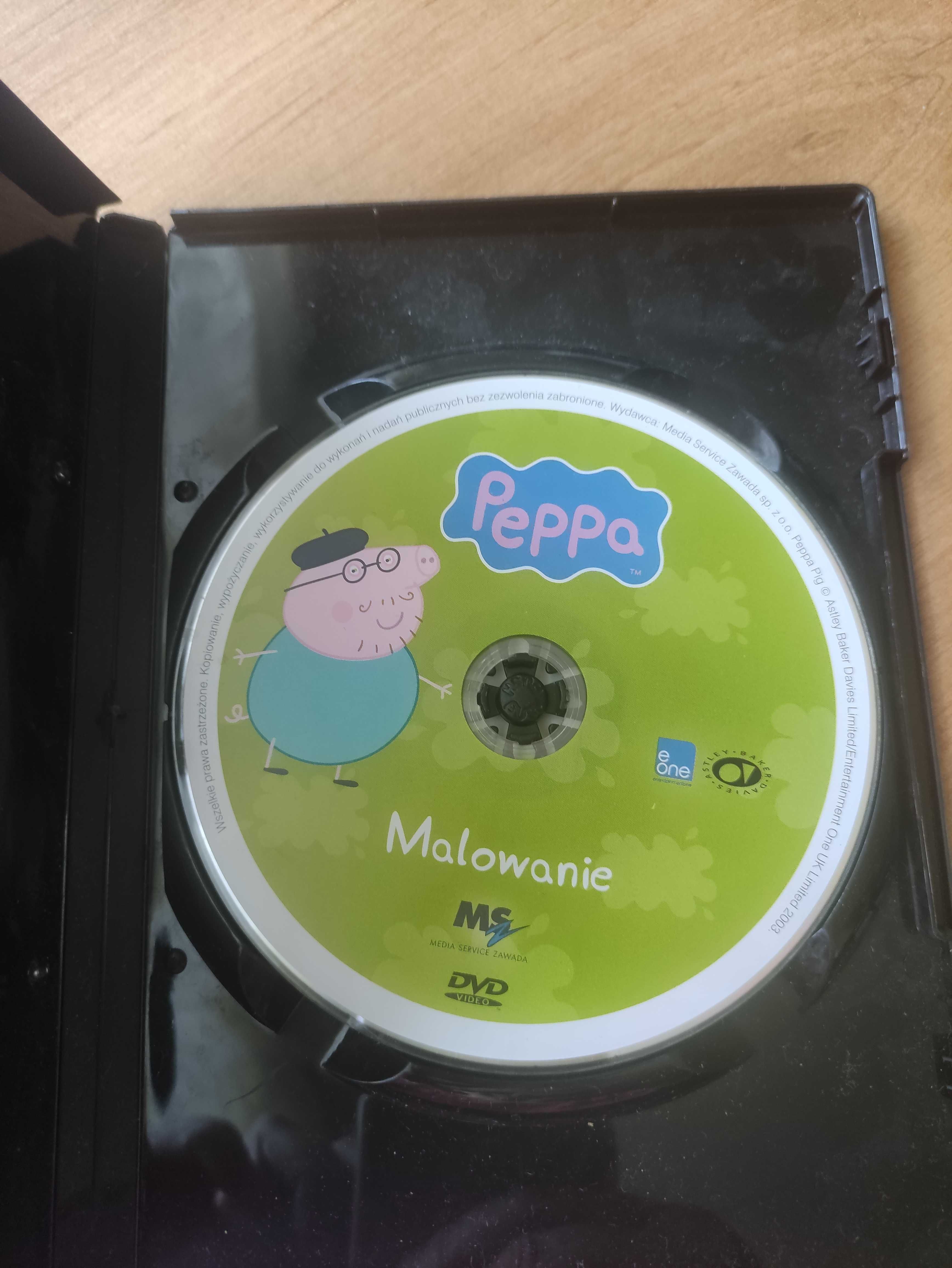 Płyta DVD,,Peppa ". Malowanie