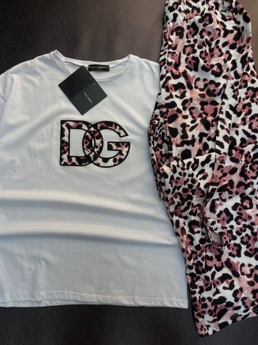 РОЗПРОДАЖ -40% Женский брендовый костюм черный/белый премиум S M L топ