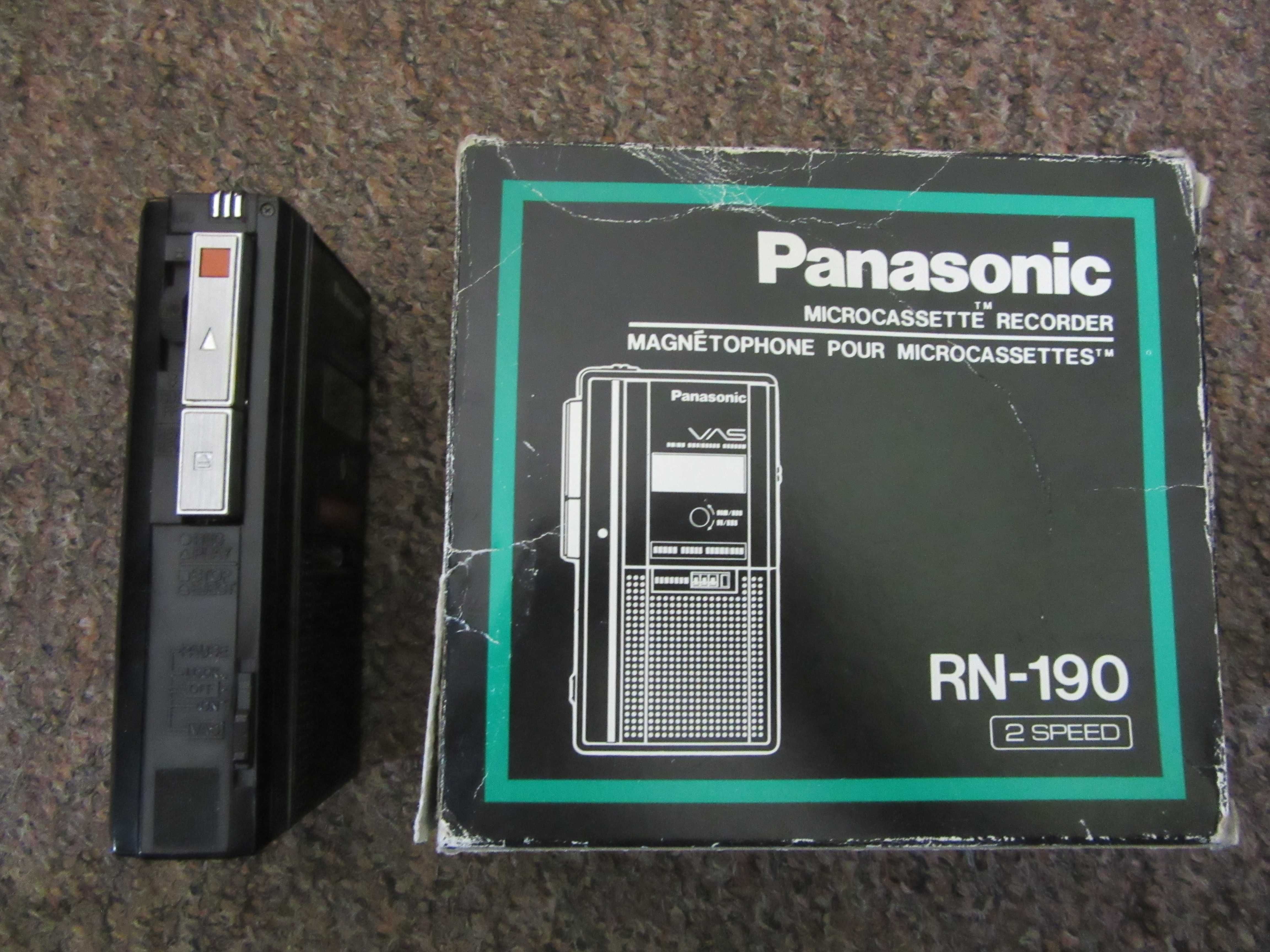 dyktafon Panasonic RN- 190 z pudełkiem, stan bdb
