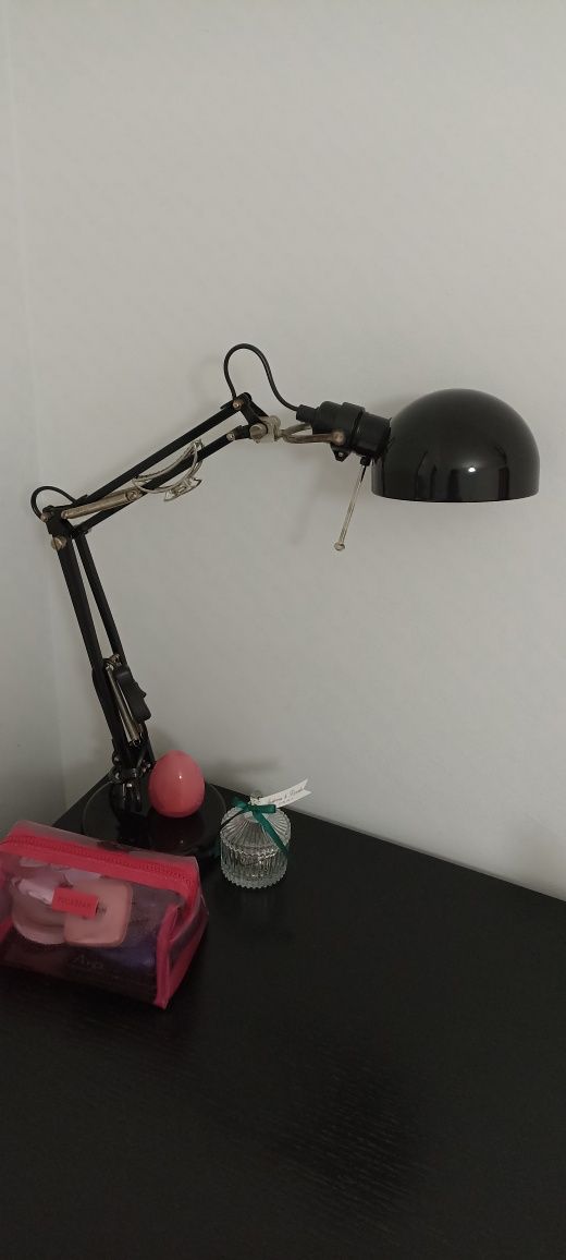 2 Candeeiros pretos manejável IKEA