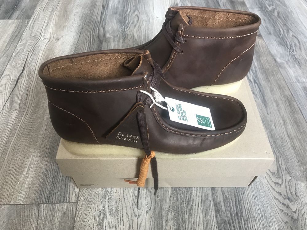 Полуботинки Clarks Originals Wallabee Boot (26155513)