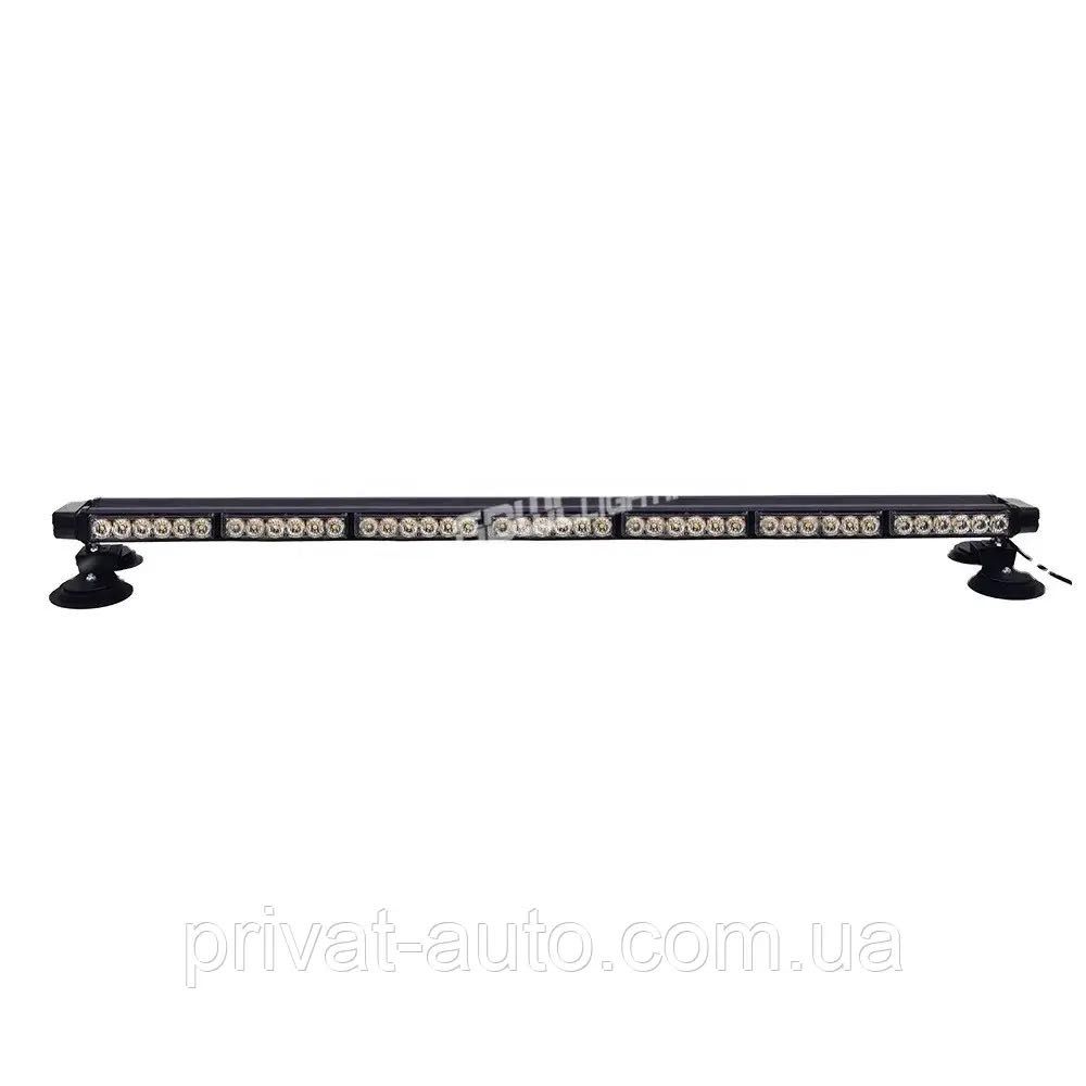 Стробоскоп-мигалка на крышу Балка LED 96см, 12/24v желтый оранжевый