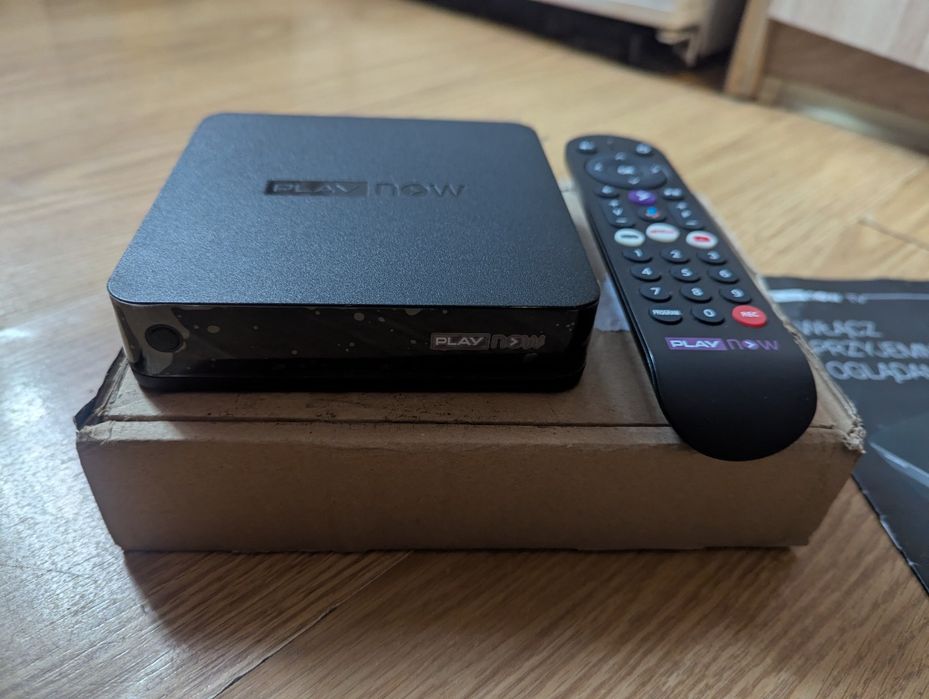 Smart box odtwarzacz MULTIMEDIALNY PLAY CHROMECAST 4K nowy komplet