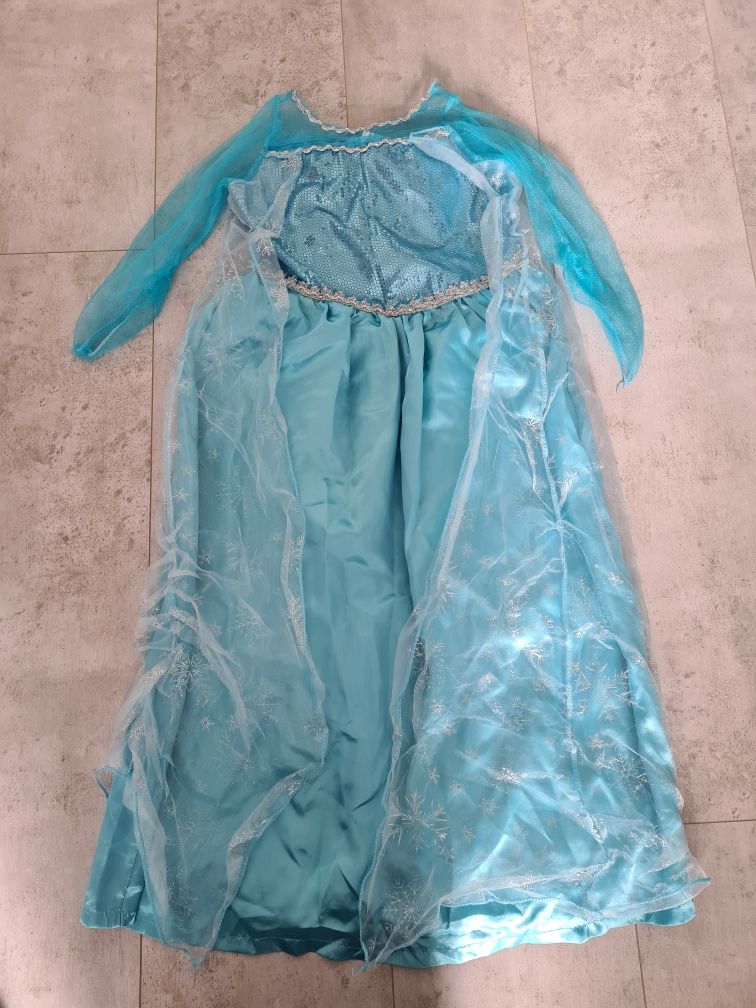 Suknia Elzy elsa frozen bal przebierańców kostium 152 158