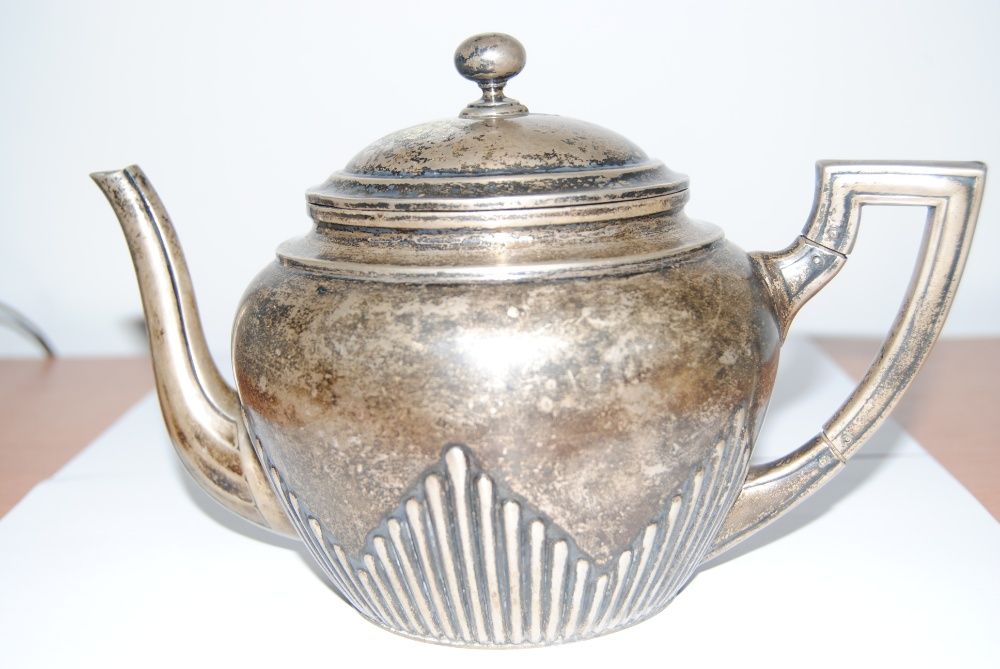 Dzbanek, imbryk do herbaty, srebro 800, Niemcy 1906 rok