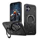 Etui Hybrid Armor Trendy z MagSafe na iPhone 16 Plus - czarne
