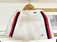 Vintage biała spódniczka tenisowa Trigema XS 34 mini tenis squash