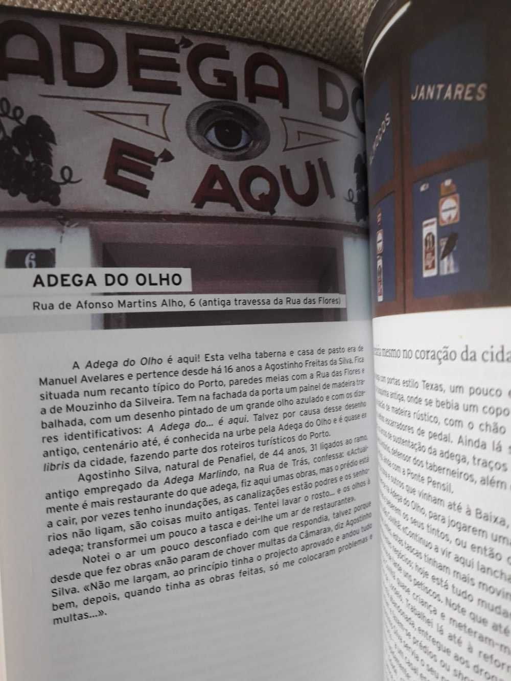 Livro As Tascas do Porto de Raul Simões Pinto Novo